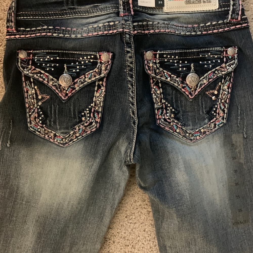Grace In LA skinny jeans size 25